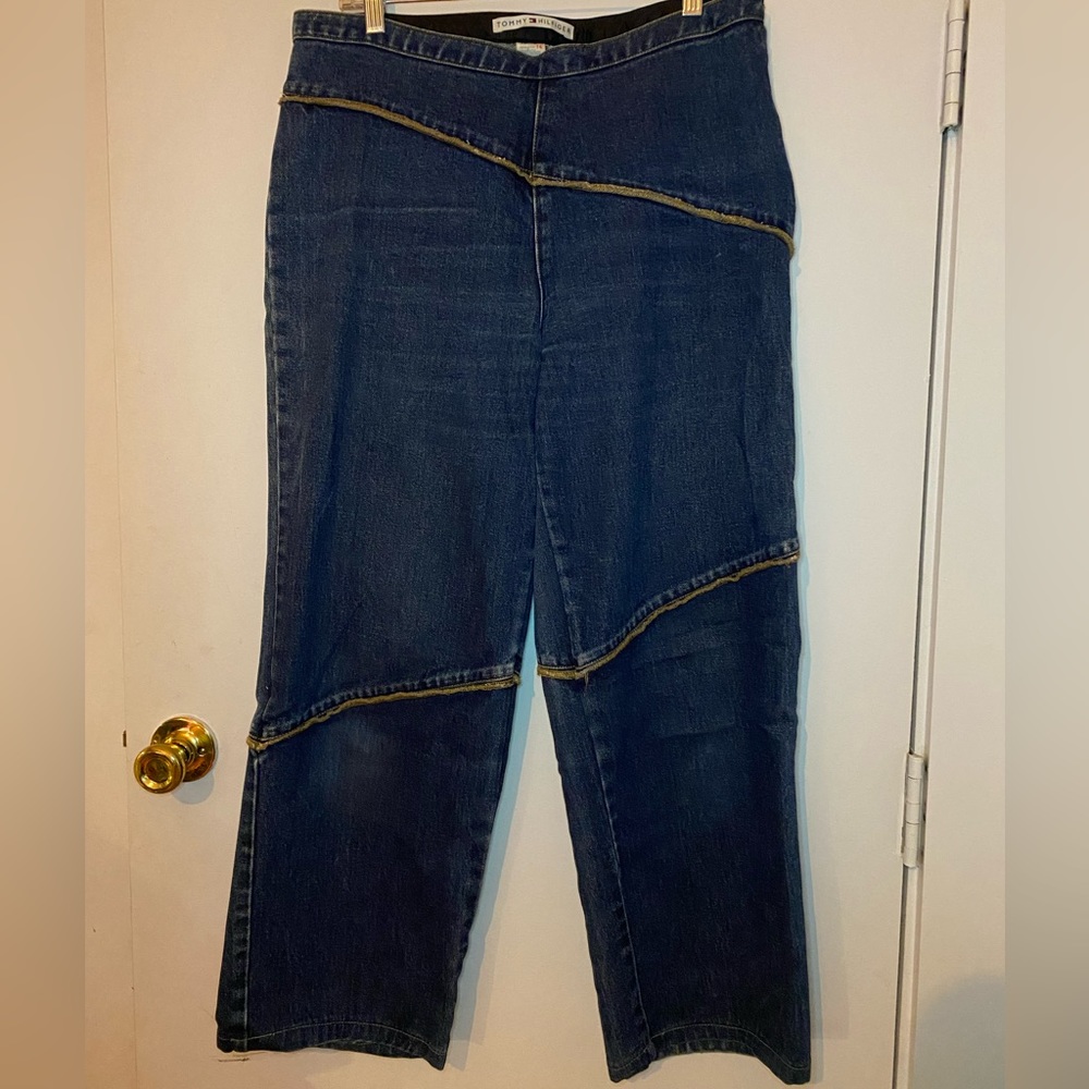 Vintage Tommy Hilfiger Ribbed-Seam Jeans